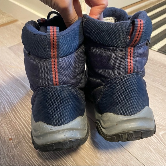Columbia Firecamp Boots Waterproof Hiking Trail Blue Quilted Size 9 - Picture 6 of 9